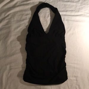 Victoria’s Secret Black Halter Top (With Bra Top)